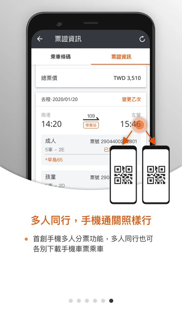台灣高鐵 T Express行動購票服務 screenshot